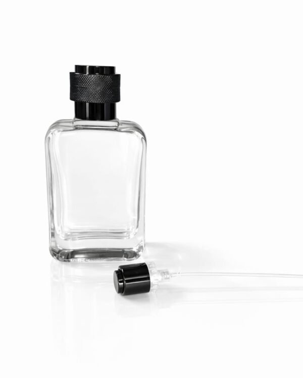 50 ML HPPL RAYMOND GLASS BOTTLE BLACK SELECTION CAP AND PUMP FULL SET