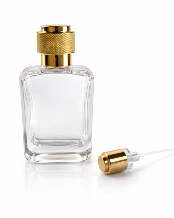 50 ML HPPL RAYMOND GLASS BOTTLE GOLDEN SELECTION CAP AND PUMP FULL SET