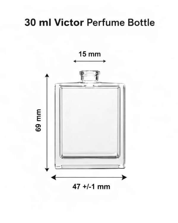 30 ML VICTOR PERFUME GLASS BOTTLE