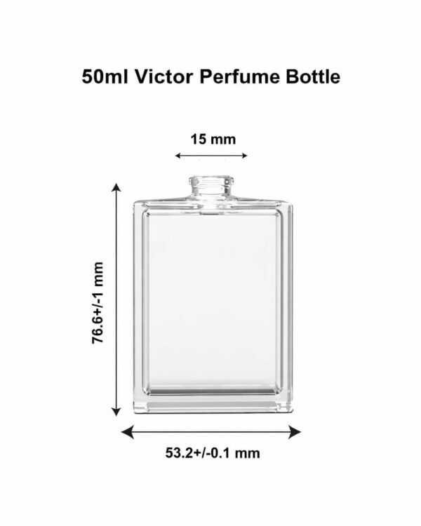 50 ML VICTOR PERFUME GLASS BOTTLE
