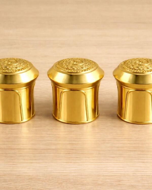 DOM FLOWER GOLDEN CAP