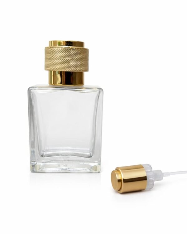 30 ML VICTOR GLASS BOTTLE GOLDEN SELECTION CAP AND PUMP FULL SET