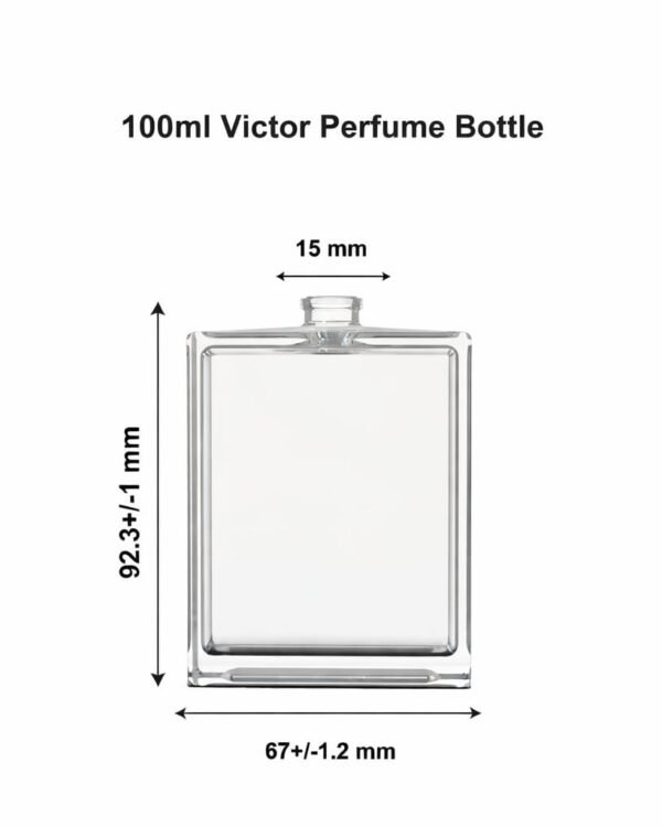 100 ML VICTOR PERFUME GLASS BOTTLE