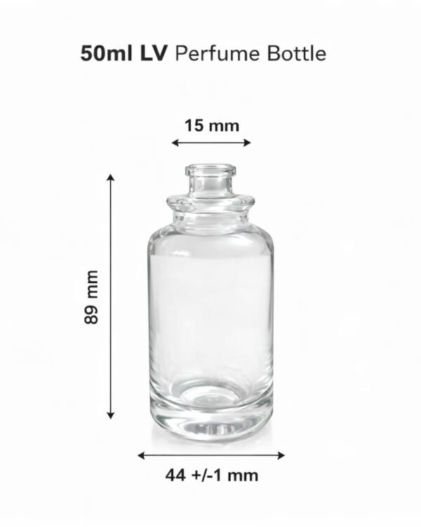 50 ML LV (AMORE) PERFUME GLASS BOTTLE