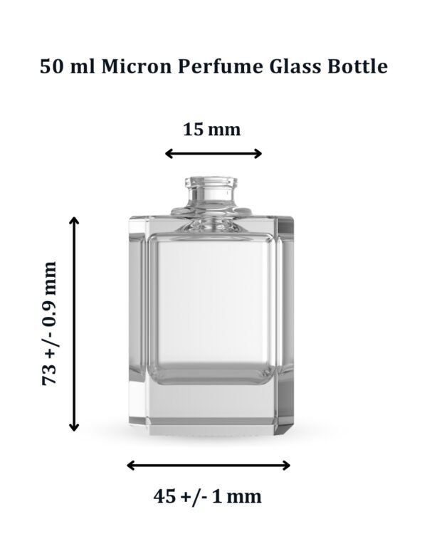 50 ML MICRON PERFUME GLASS BOTTLE